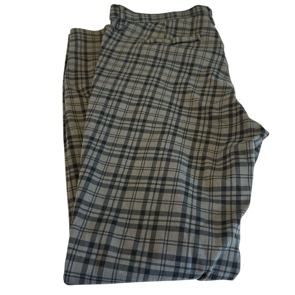 Hue leggings plaid soft twill pull on high rise slightly stretchy Size large NWT - Picture 1 of 8